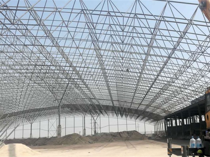三清山钢厂料仓网架工程
